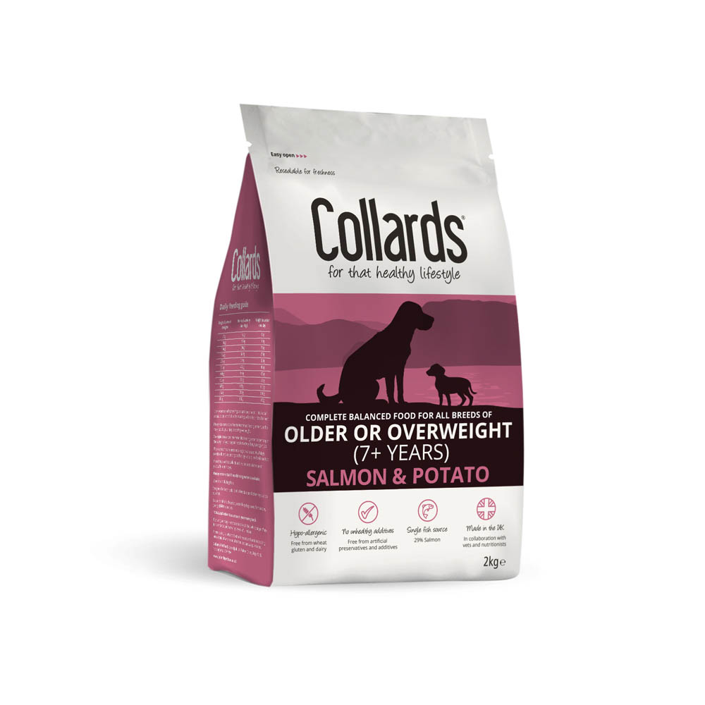 Collards Senior/ Light Salmon Dog Food, 2kg