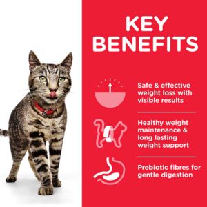 HILLS Perfect Weight Adult Multipack Cat Food Pouch, 12x85g