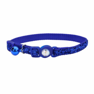 COASTAL Safe Cat Glitter Collar, Blue
