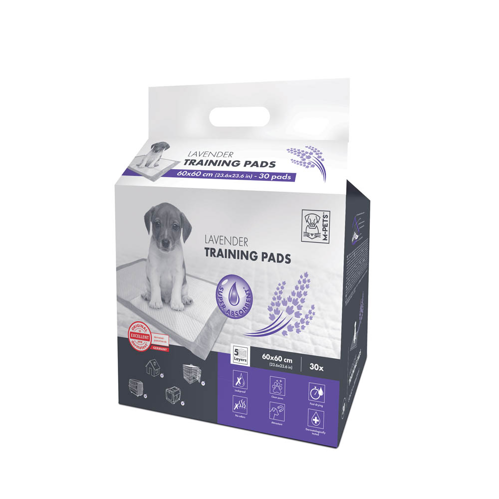 M Pets Lavender Scented Puppy Pads, 30 Pack