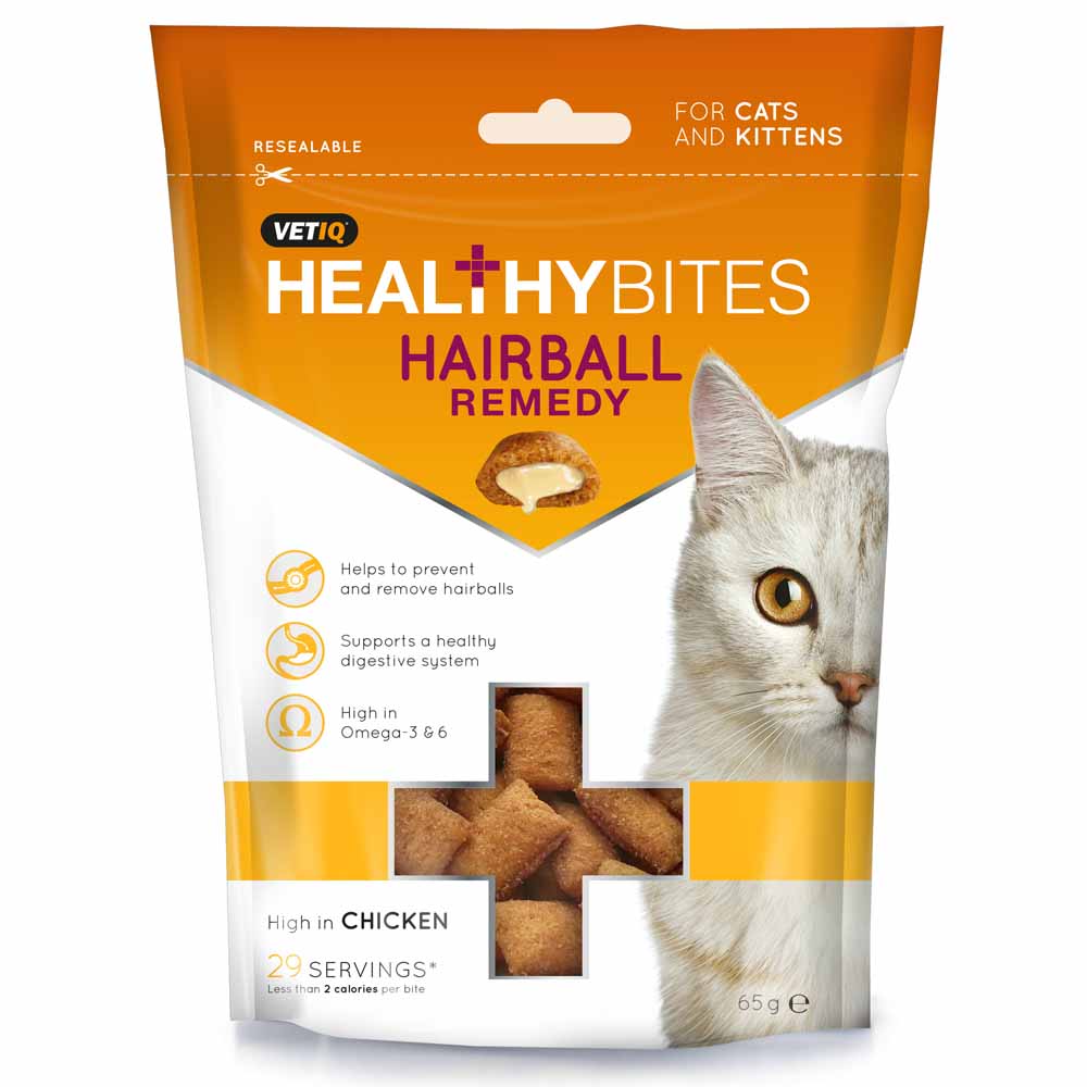Vetiq Healthy Bites Hairball Remedy For Cats, 65g