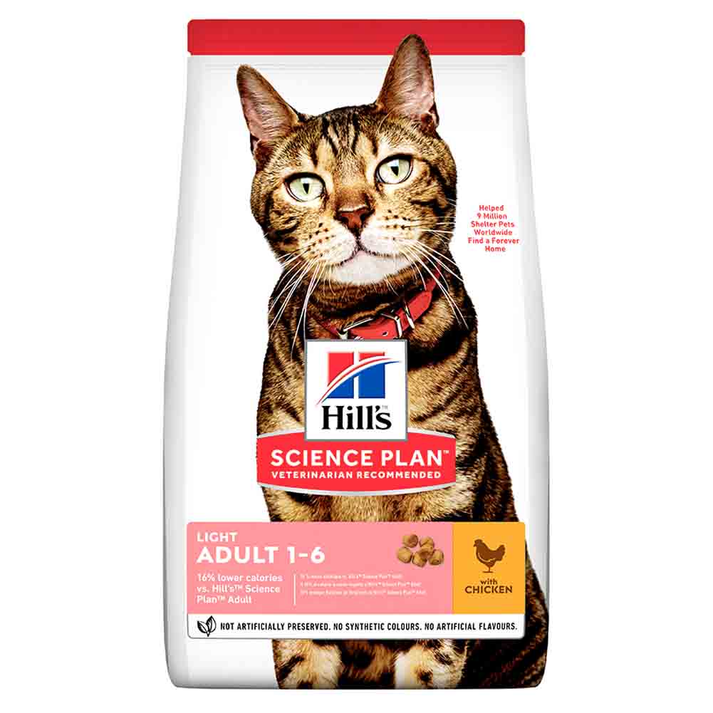 Hills Light Chicken Adult Cat Food, 1.5kg
