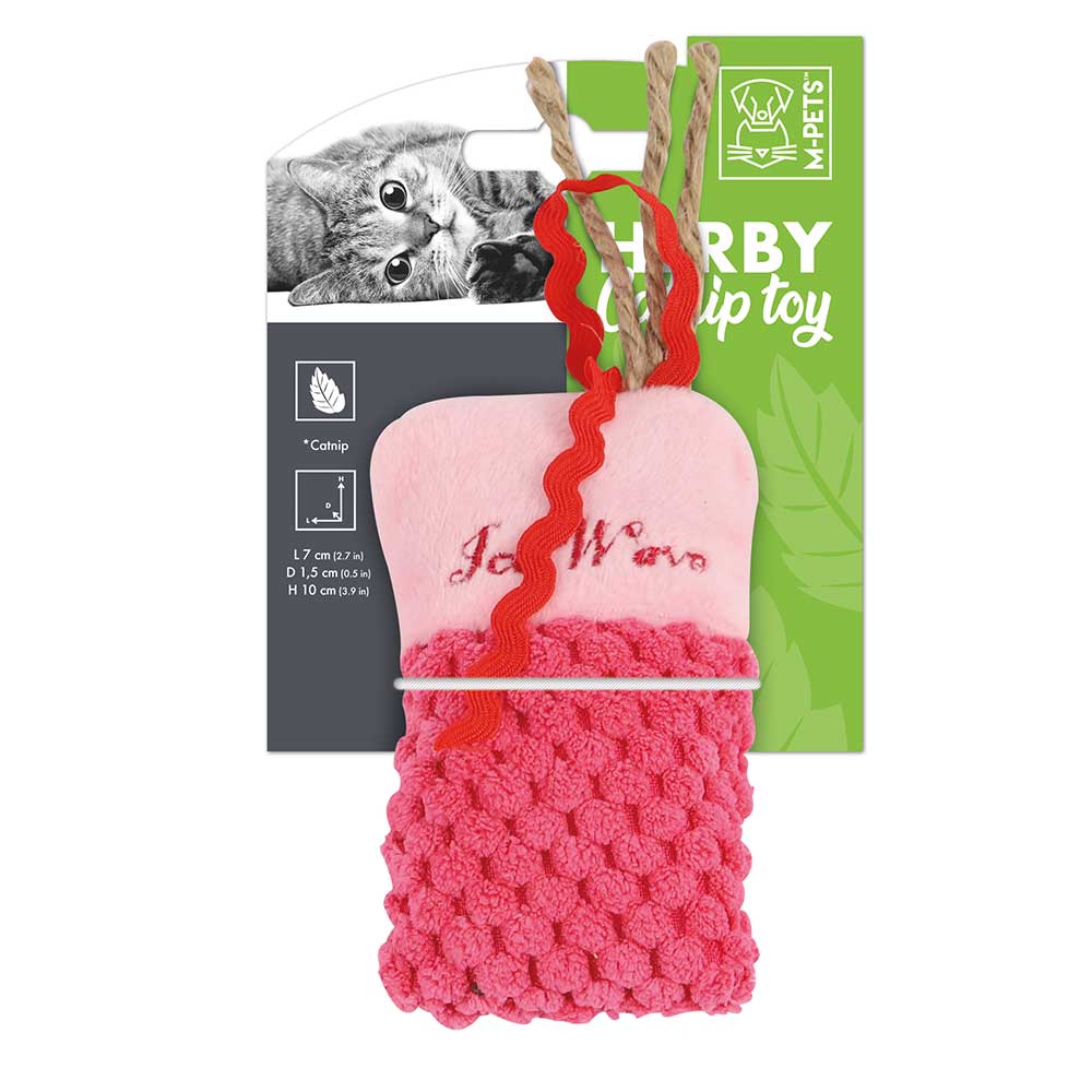 Herby Catnip Toy, Pink