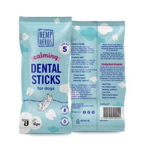 HEMP HEROS Calming Dental Sticks, 5 Pack