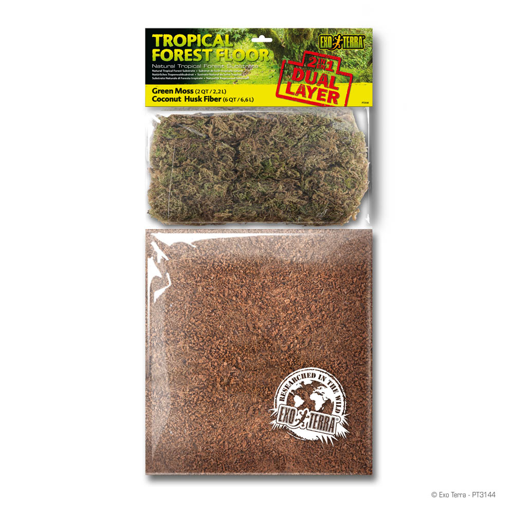 Exo Terra Dual Moss & Coco Husk Substrate, Large