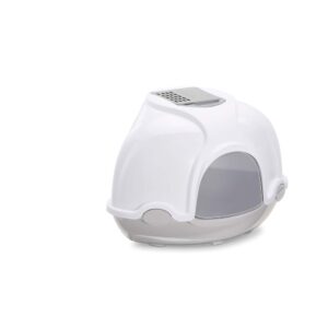 IMAC Ginger Corner Toilet, White/Beige