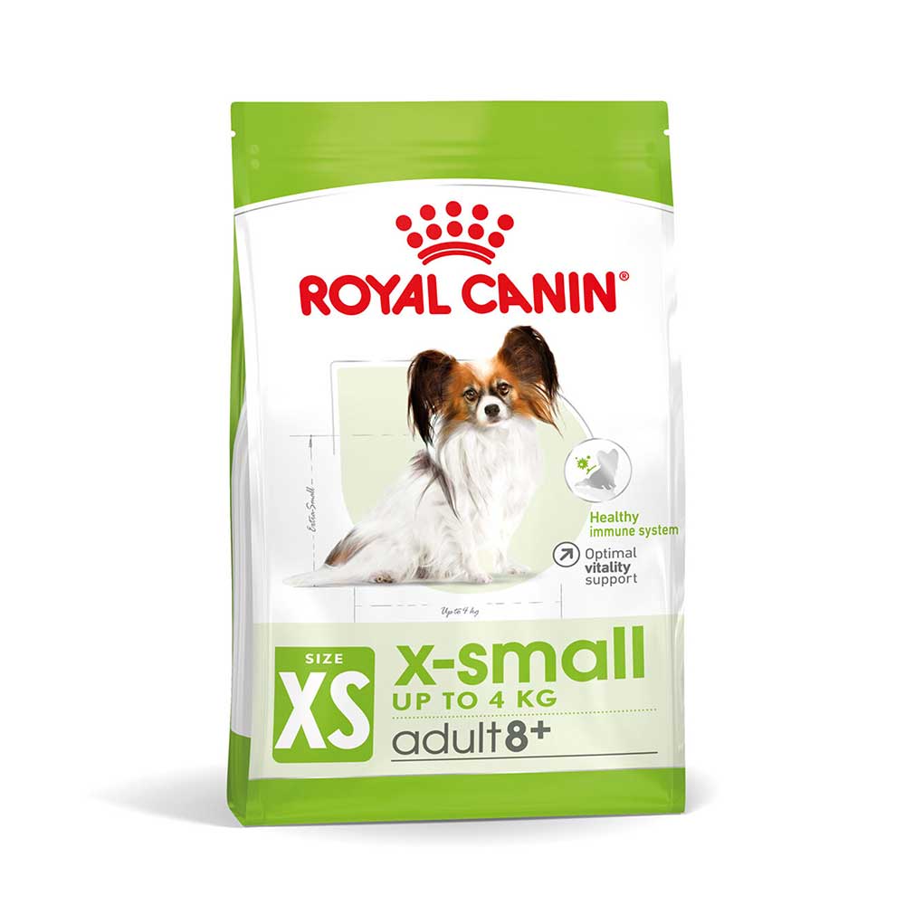 Royal Canin X Small Adult 8+ Dry Dog Food, 1.5kg