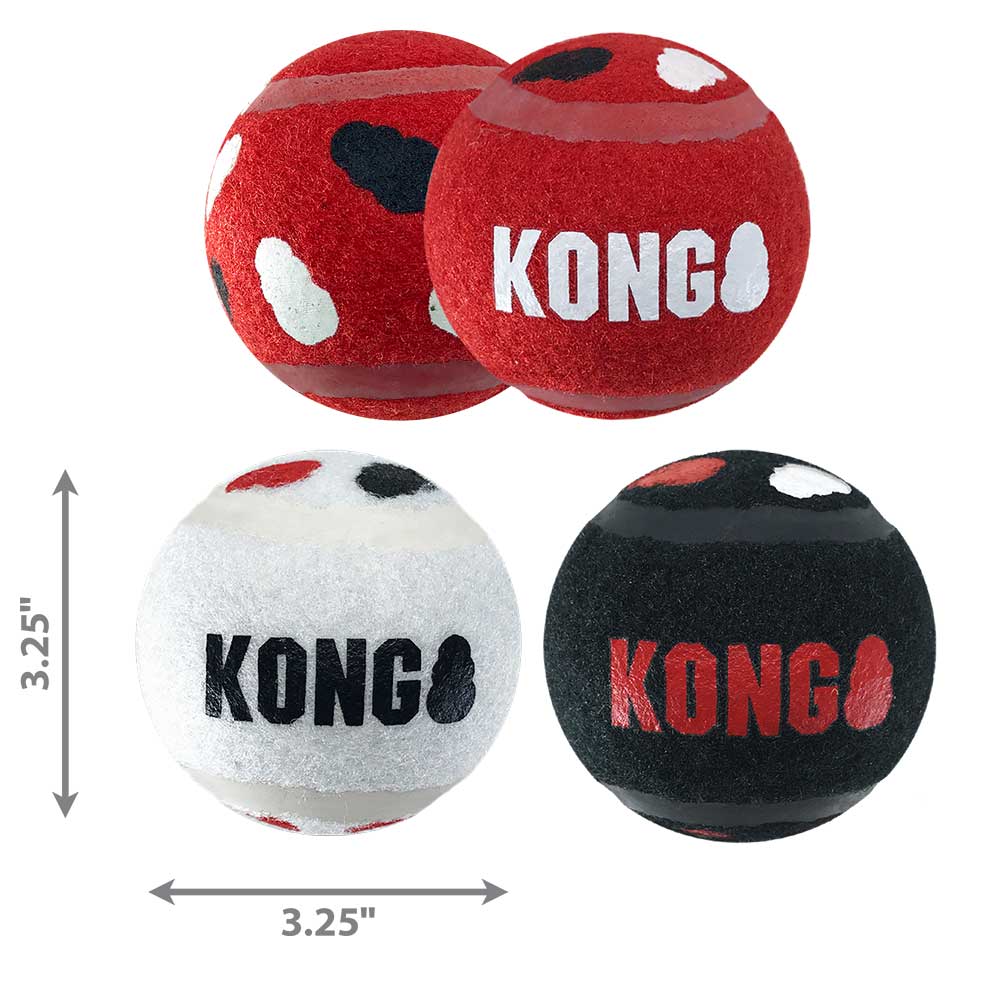 Kong Signature Sport Ball, 2 Pack Large