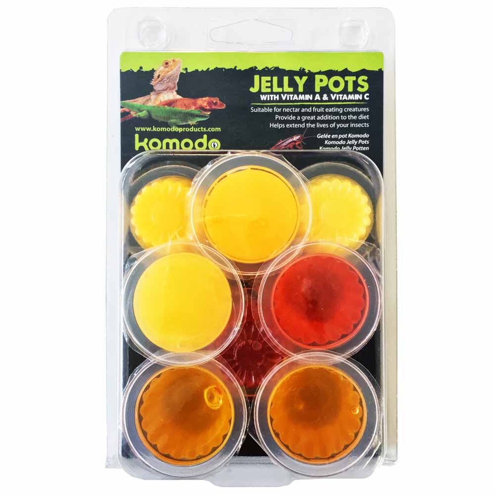 Komodo Jelly Pots Fruit Flavours, 8 Pack