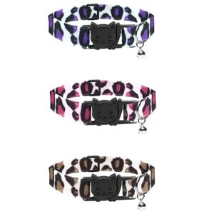 CAT CIRCUS Safety Collar, Leopard Print