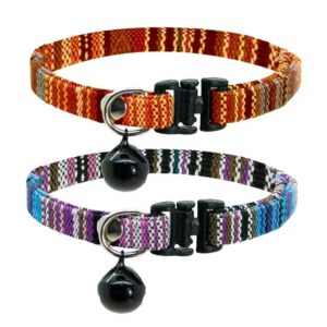 CAT CIRCUS Safety Kitten Collar, Navajo