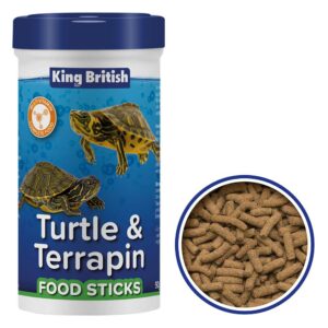 KING BRITISH Turtle & Terrapin Food Sticks, 90g.