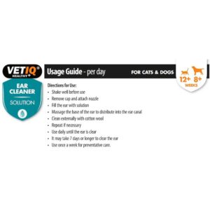 VETIQ Ear Cleaner Solution, 100ml