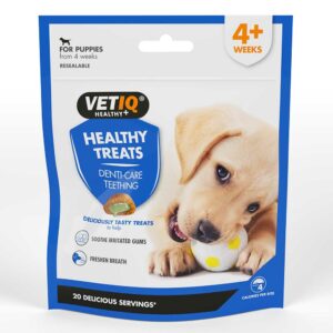 VETIQ Healthy Treats Denti-Care Teething for Puppies, 50g