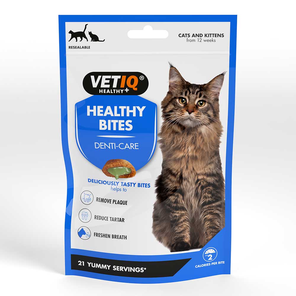 Vetiq Healthy Bites Denti Care For Cats & Kittens, 65g