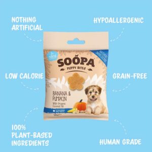 SOOPA Puppy Bites, Banana & Pumpkin
