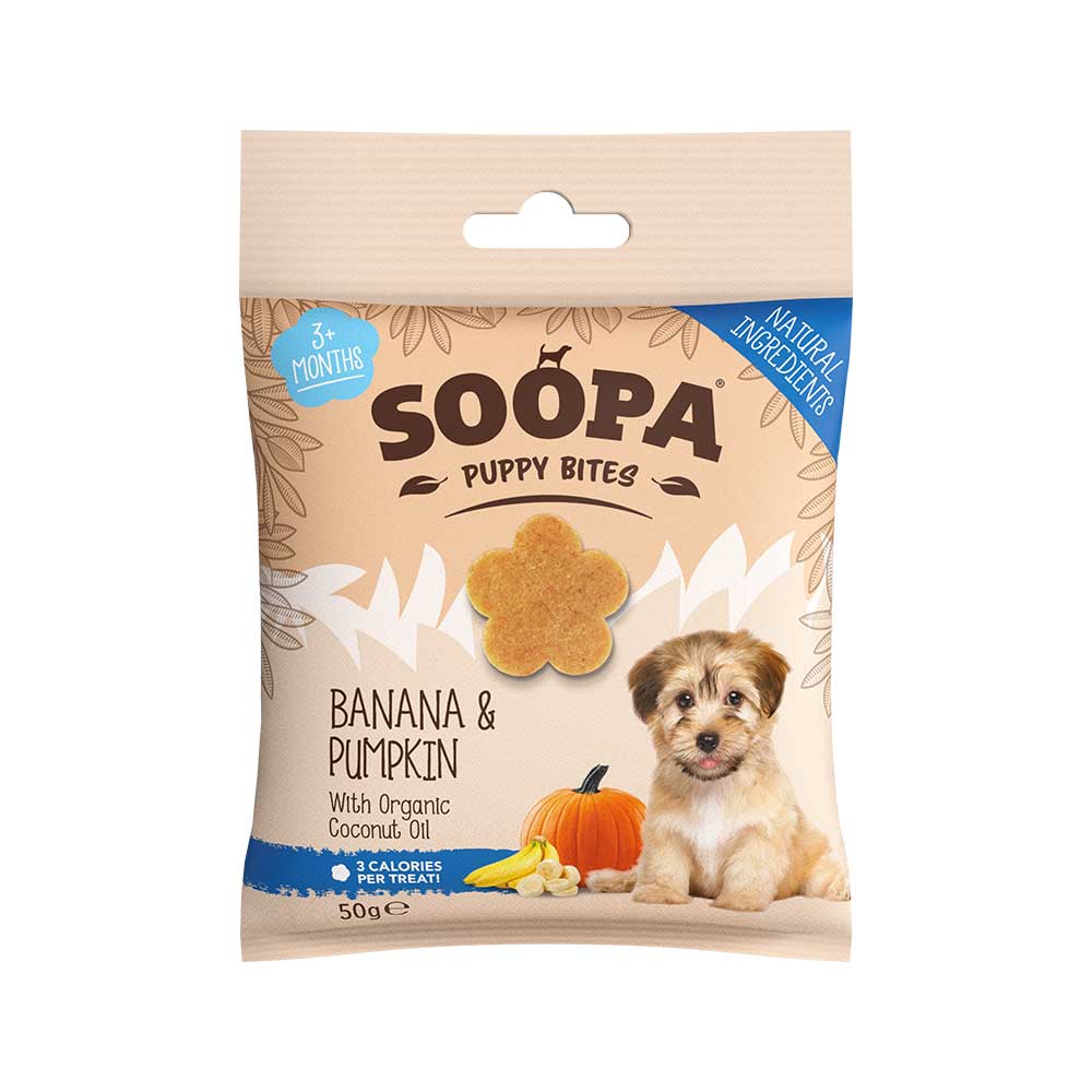 Soopa Puppy Bites, Banana & Pumpkin