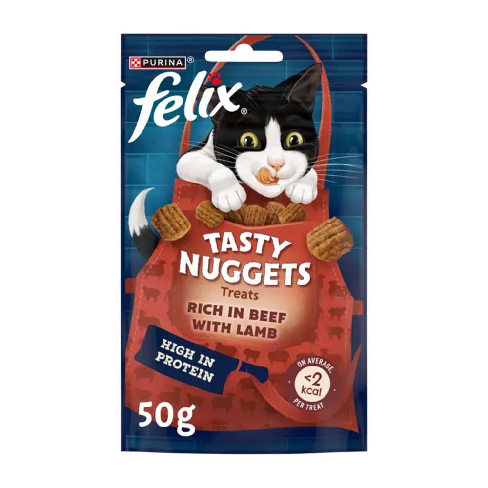 FELIX Tasty Nuggets Beef & Lamb, 50g