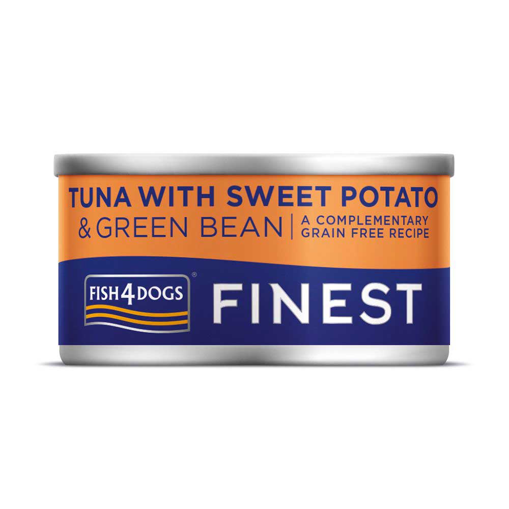 FISH4DOGS Finest Wet Dog Food, Tuna & Sweet Potato
