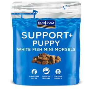 FISH4DOGS Support+ Puppy White Fish Morsels for Digestion