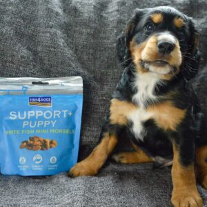 FISH4DOGS Support+ Puppy White Fish Morsels for Digestion