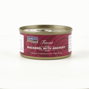 FISH4CATS Finest Mackerel & Anchovy, 70g