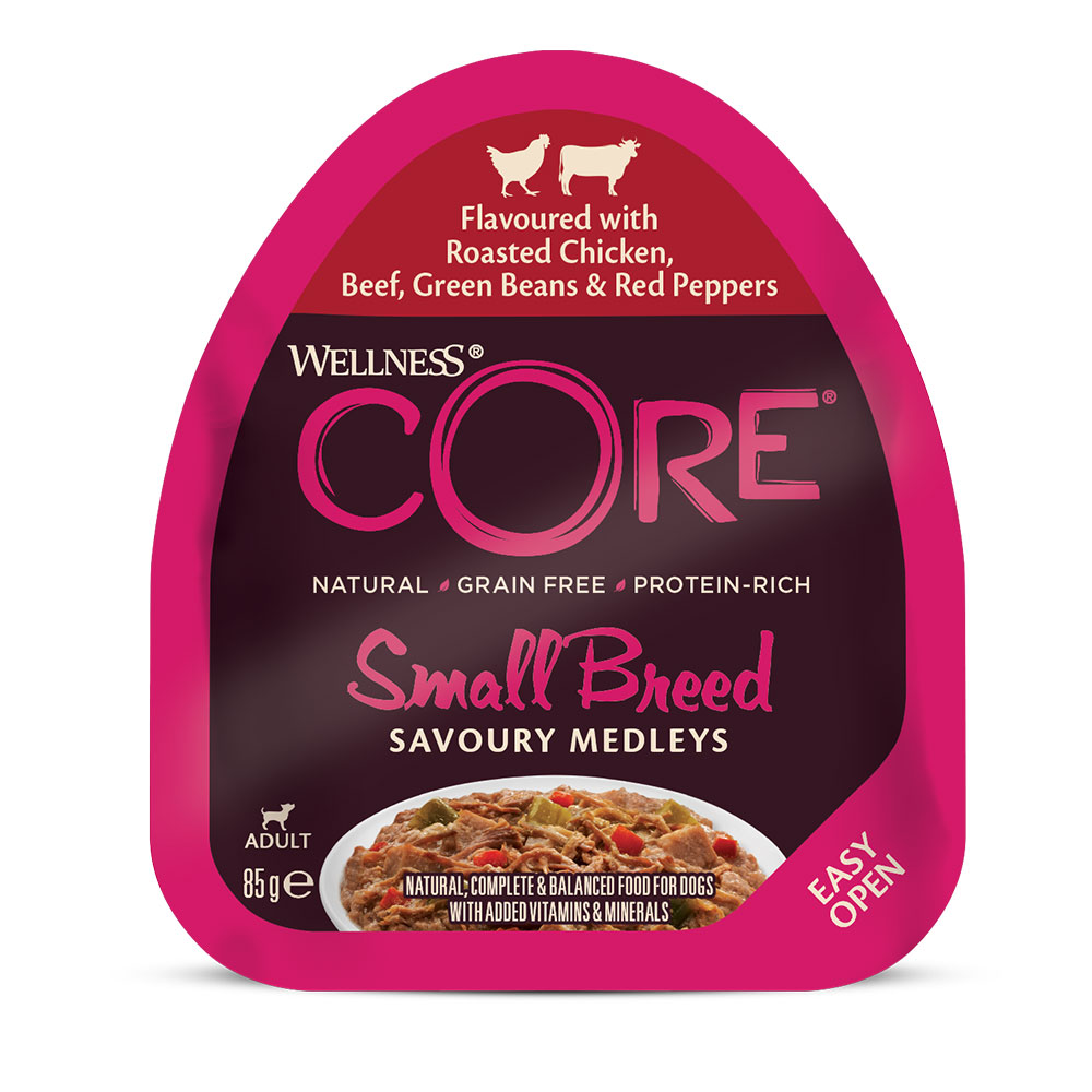 Wellness Core Small Breed Savoury Medleys, Roast Chicken & Beef