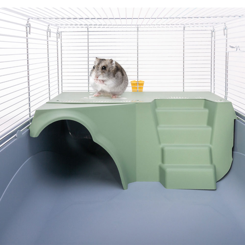 IMAC Criceti 60 Recycled Plastic Hamster Cage Blue Shop Online at Petmania