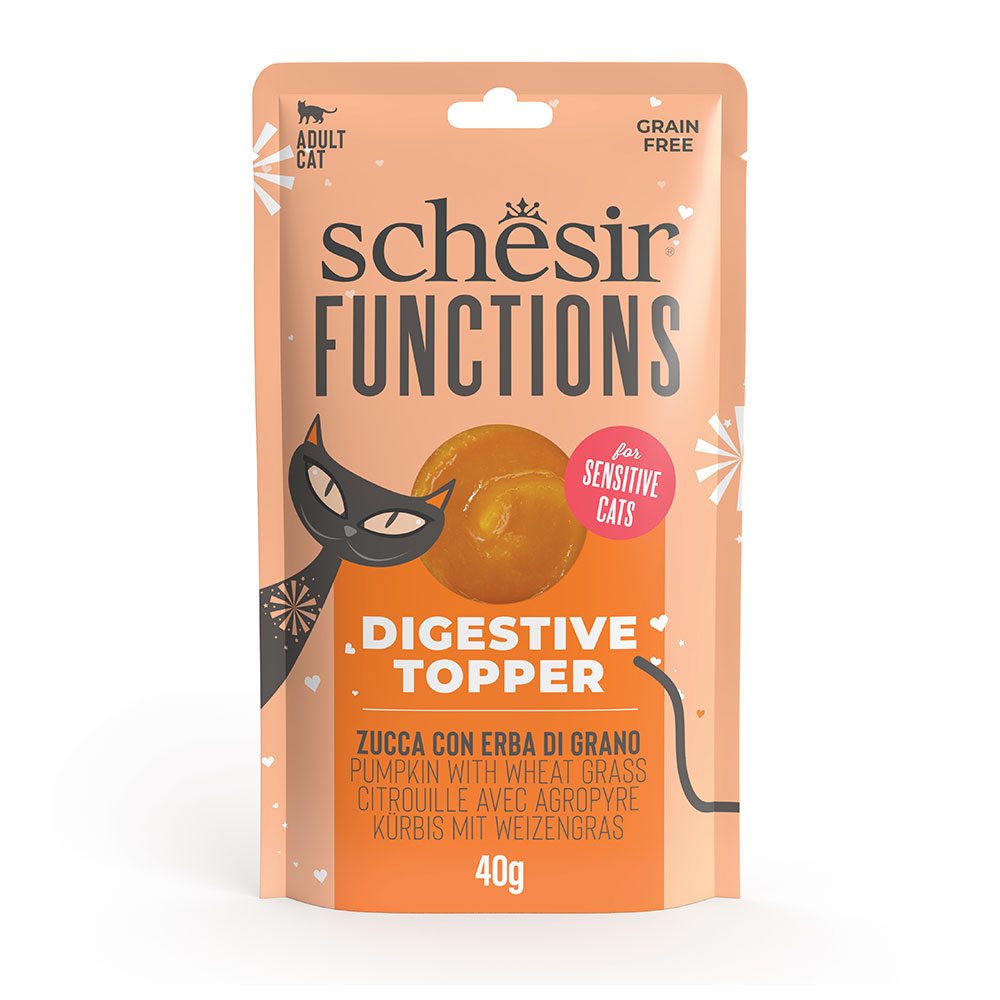 SCHESIR Functions Digestive Topper, Pumpkin with Wheatgrass