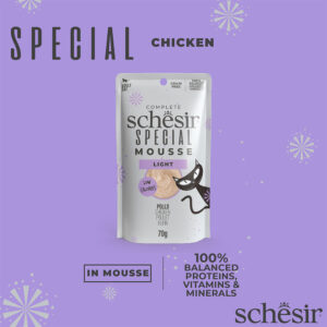 SCHESIR Special Mousse Light, Chicken, 70g