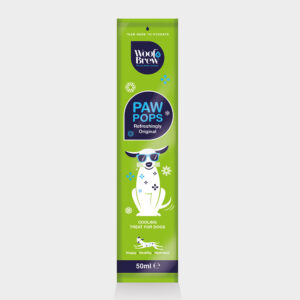 WOOF & BREW Paw Pops Ice Pop Treats for Dogs, 10 Pack