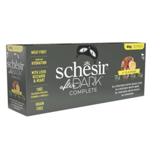 SCHESIR After Dark Broth Variety Pack, 12x80g