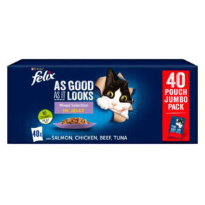 FELIX As Good As It Looks Mixed Selection in Jelly, Jumbo 40x85g