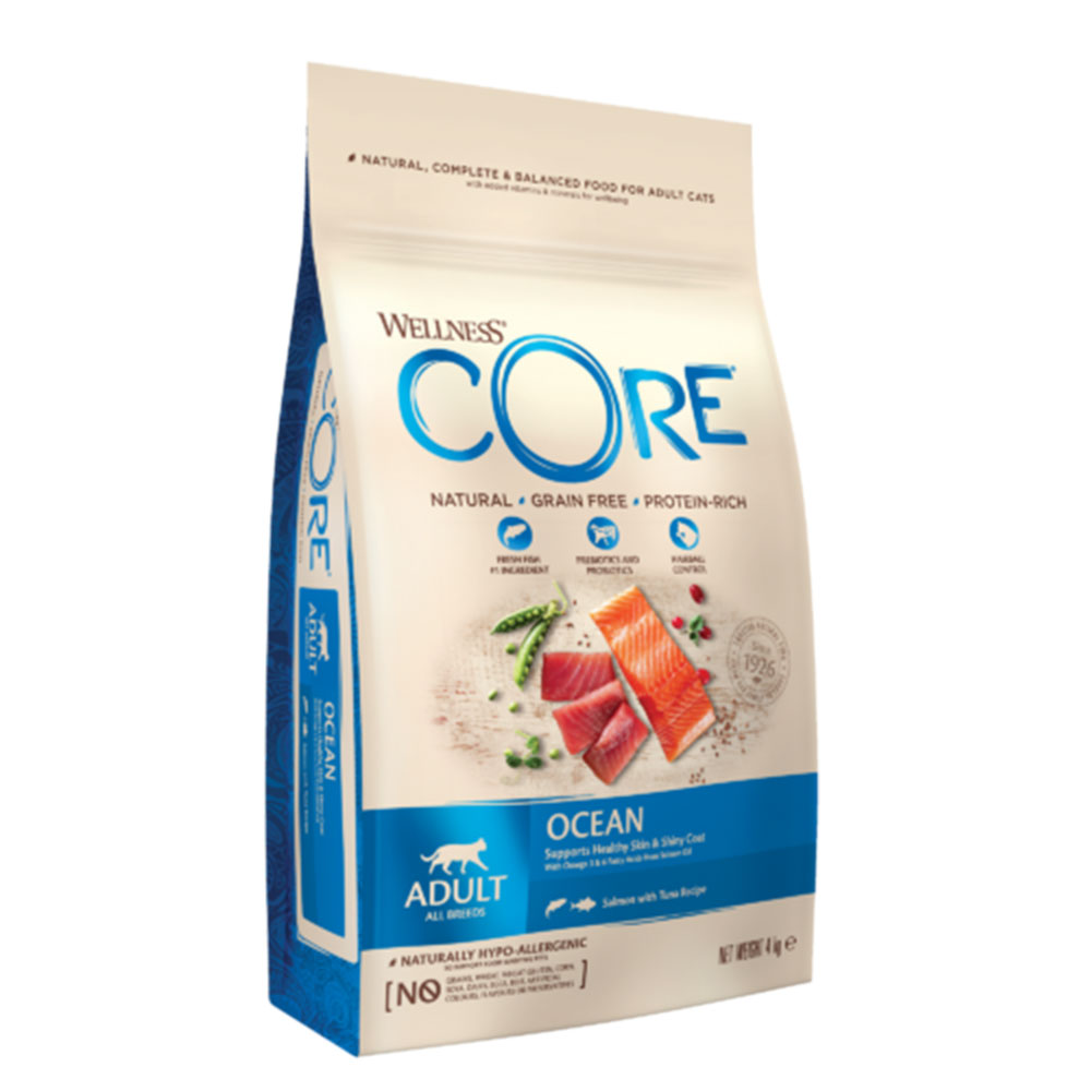 Wellness Core Adult Ocean Salmon & Tuna Cat Food, 4kg