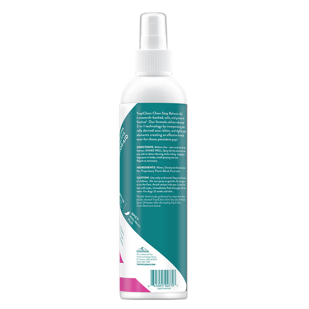 Tropiclean Behaviour Chew Stop Spray, 236ml