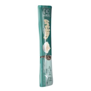 M-PETS Creamy Cat Treats Salmon & Beef, 4x15g