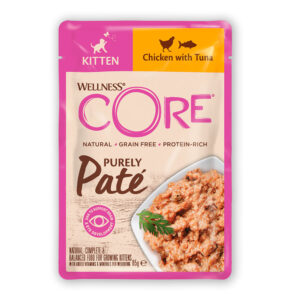 WELLNESS CORE Purely Paté Kitten Chicken & Tuna, 85g