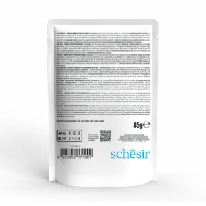 SCHESIR Complete Nutrition Cat Food, Tuna in Jelly Pouch 85g