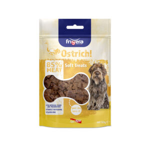 FRIGERA Semi-Moist Gluten Free Soft Treats, 85% Ostrich