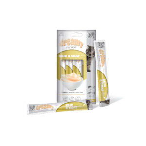 M-PETS Functional Creamy Cat Treats, Skin & Coat 4x15g