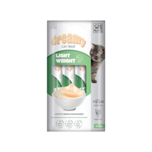 M-PETS Functional Creamy Cat Treats, Light Weight 4x15g
