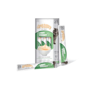 M-PETS Functional Creamy Cat Treats, Light Weight 4x15g