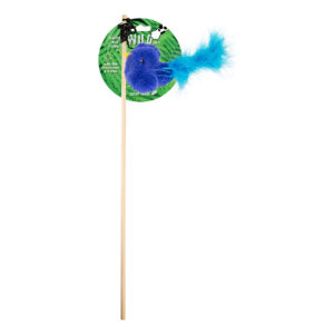 WILD HUNTER Feather Bird Wand with Catnip