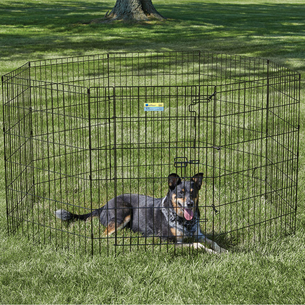 Midwest Contour Black Exercise Pen, 36 Inch
