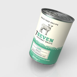 SEVEN Adult Dog Wet Food Can, Lamb