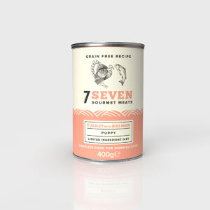 SEVEN Puppy Wet Food Can, Turkey & Salmon