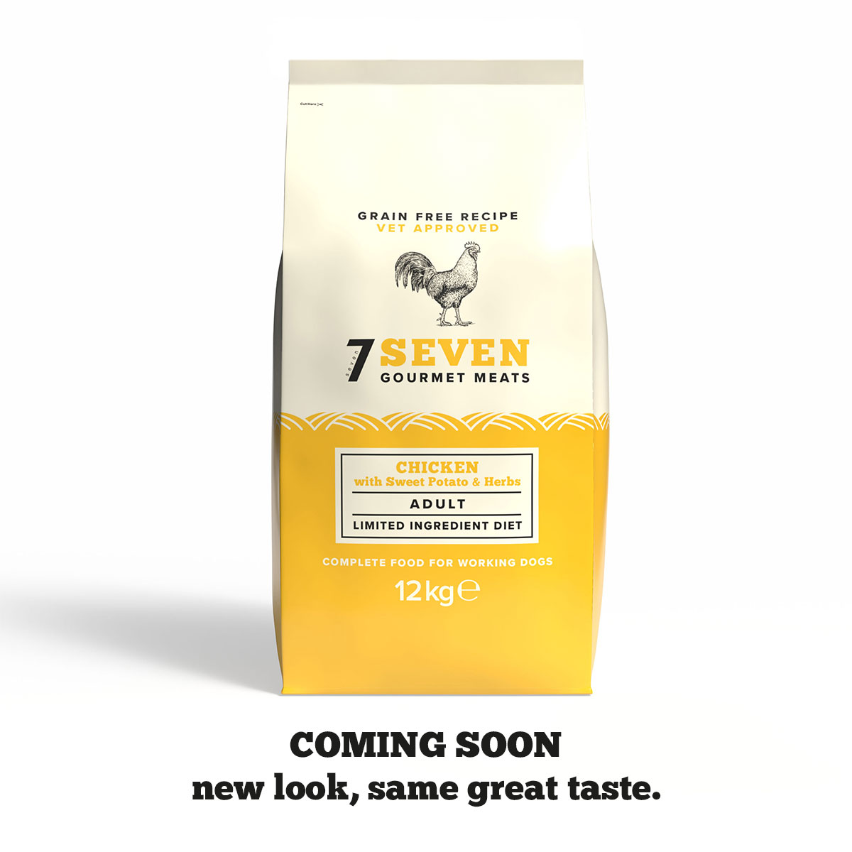 SEVEN Adult Chicken, Sweet Potato & Herb Dog Food, 12kg