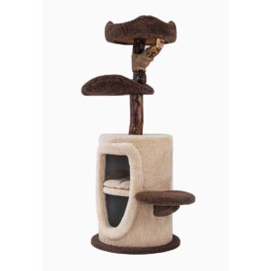 BLUE PAW X-Large Teddy Fleece Cat Tree with 3 Perches