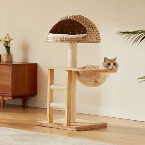 BLUE PAW X-Large Solid Wood Cat Tree
