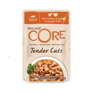 WELLNESS CORE Cat Tender Cuts Tuna Selection Multipack, 6x85g